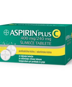 Aspirin plus C 400 mg/240 mg šumeče tablete, 20 tablet