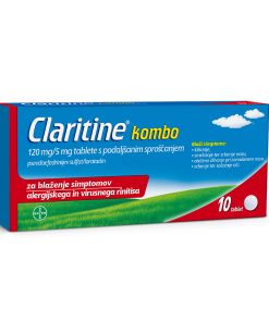 Claritine kombo 120 mg/5 mg tablete, 10 tablet