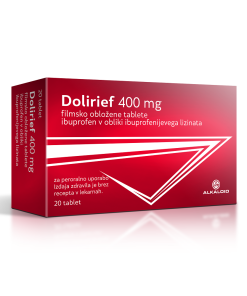 Dolirief 400 mg filmsko obložene tablete, 20 tablet