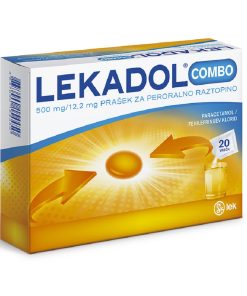 Lekadol Combo 500 mg/12,2 mg, prašek za peroralno raztopino, 20 vrečk