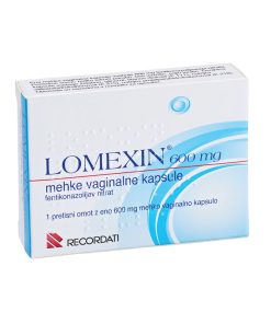 Lomexin 600 mg mehke vaginalne kapsule, 1 kapsula