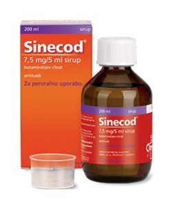Sinecod 7,5 mg/5 ml sirup, 200 ml