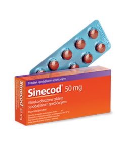 Sinecod 50 mg tablete s podaljšanim sproščanjem, 10 tablet