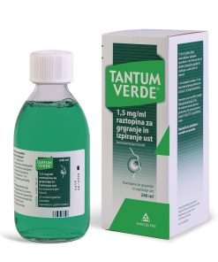 Tantum Verde 1,5 mg/ml raztopina za grgranje in izpiranje ust, 240 ml