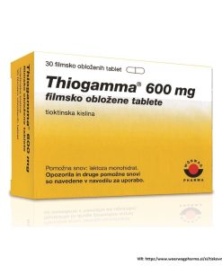 Thiogamma 600 mg filmsko obložene tablete, 30 tablet