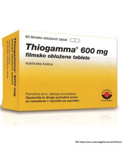 Thiogamma 600 mg filmsko obložene tablete, 60 tablet