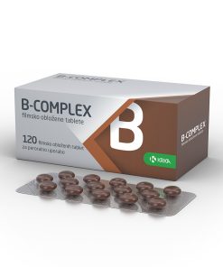 B-complex obložene tablete, 120 tablet