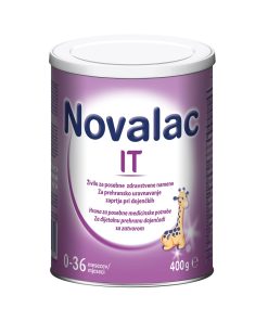 Novalac IT začetno mleko za dojenčke z zaprtjem, 400 g