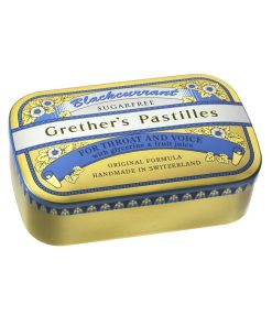Grether's pastile črni ribez brez sladkorja, 110 g