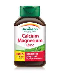 Jamieson Kalcij, Magnezij in Cink, 200 tablet