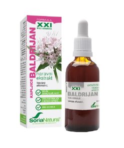Soria Natural Baldrijan brezalkoholne kapljice XXI, 50 ml