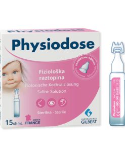 Physiodose sterilna fiziološka raztopina, 15 plastenk