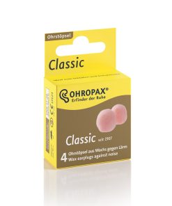 Ohropax Classic, voščeni čepki za ušesa, 4 čepki