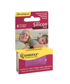 Ohropax Silicon, silikonski čepki za ušesa, 6 čepkov
