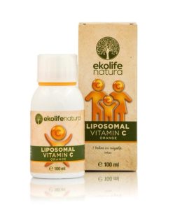 Ekolife Natura liposomski vitamin C v tekočini, 100 ml