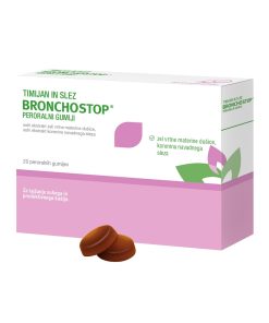 Timijan in slez Bronchostop peroralni gumiji