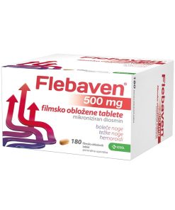 Flebaven 500 mg filmsko obložene tablete, 180 tablet