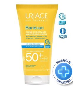 Uriage Bariesun, krema za zaščito pred soncem brez parfuma - ZF50+ (50 ml)